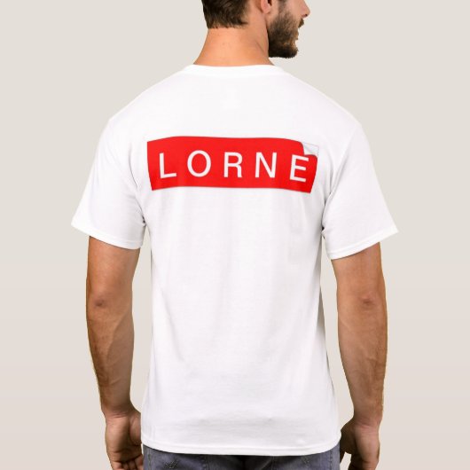 Lorne-premie T-shirt (Achterkant)