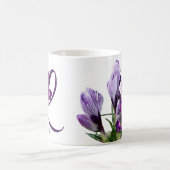  Lorraine naam  paarse krokus Koffiemok (Center)