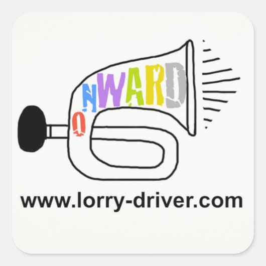 lorry-driver.com indoor stickers (Voorkant)