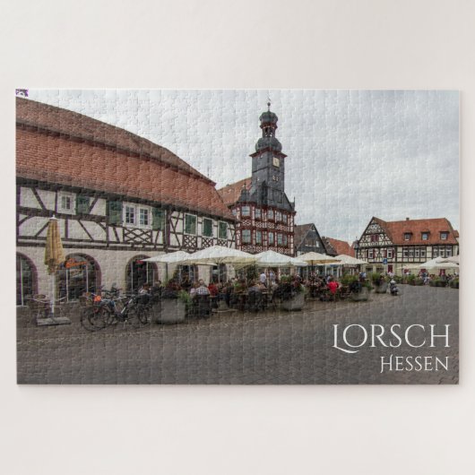 Lorsch Hessen Duitsland Historische stad Jigzaag P Legpuzzel (Horizontaal)