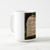 Los 10 mandamientos koffiemok (Voorkant links)