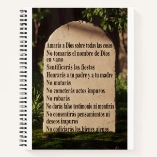 Los 10 mandamientos notitieboek