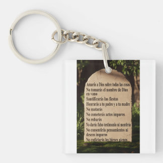 Los 10 mandamientos sleutelhanger