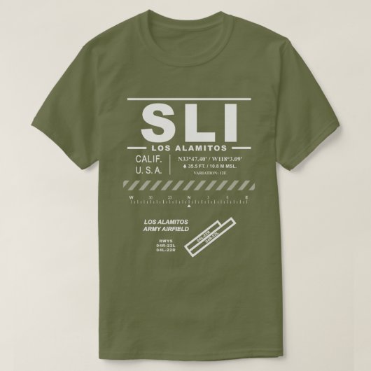 Los Alamitos Army Airfield SLI T-shirt (Design voorkant)