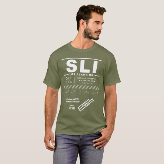 Los Alamitos Army Airfield SLI T-shirt (Voorkant volledig)