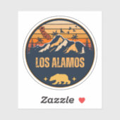 Los Alamos, Californië Sticker (Vel)
