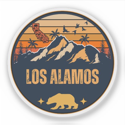 Los Alamos, Californië Sticker (Voorkant)