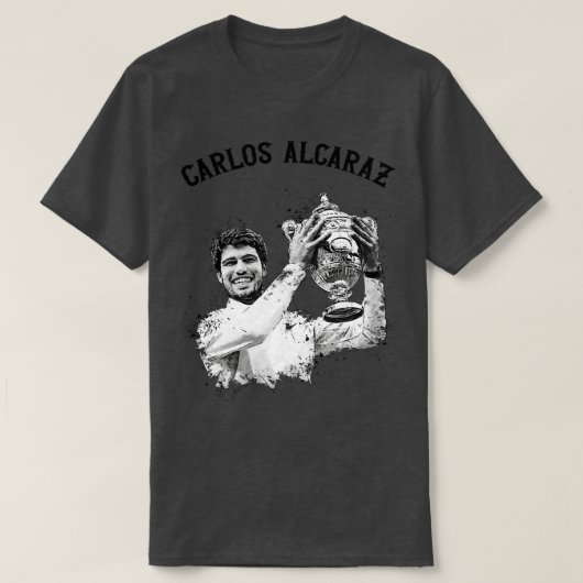los Alcaraz Winnende Trofee 1 T-shirt (Design voorkant)