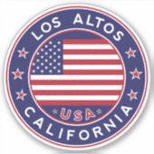 Los Altos Californië, Los Altos Sticker (Voorkant)