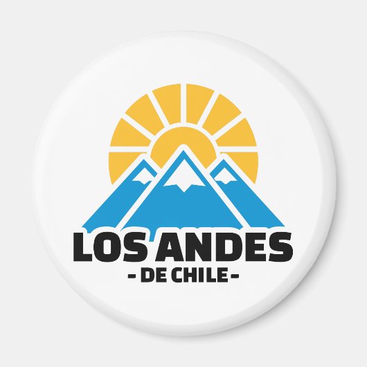 Los Andes de Chili Magneet (Voorkant)