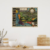 Los Angeles - 1871 (Gore) BigMapBlog Poster (Keuken)