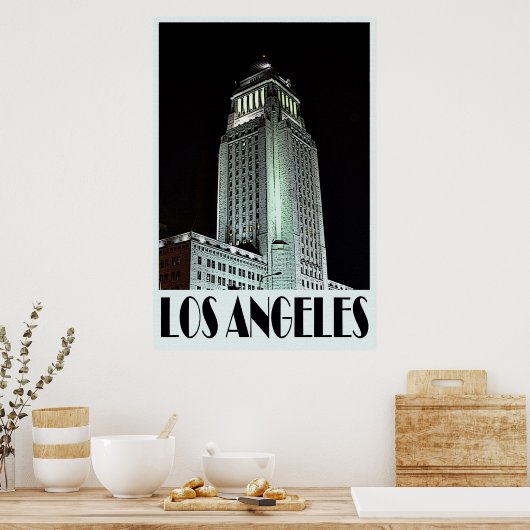 Los Angeles 36 x 24 Poster (Keuken)
