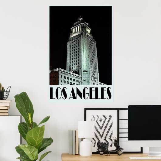 Los Angeles 36 x 24 Poster (Thuiskantoor)