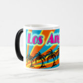Los Angeles 5 Palm Trees Mok Cup (Voorkant links)