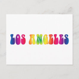 Los Angeles 60's Tie Dye Blank Art Briefkaart