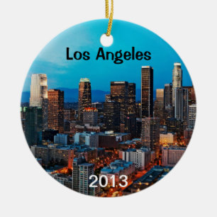 Los Angeles Aandenken Keramisch Ornament