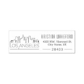 Los Angeles | Aangepast adres Zelfinktende Stempel (Design)