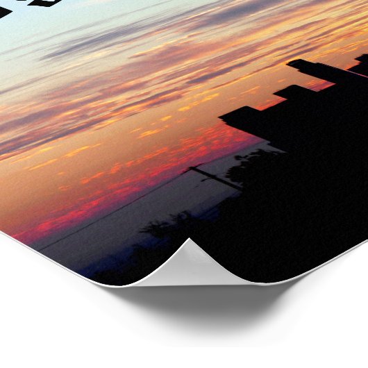 Los Angeles - aanpasbaar Poster (Hoek)