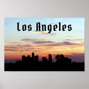 Los Angeles - aanpasbaar Poster