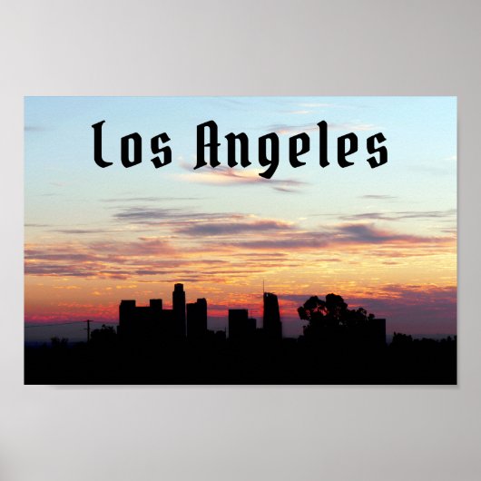 Los Angeles - aanpasbaar Poster (Voorkant)