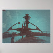 Los Angeles Airport LAX Poster (Voorkant)