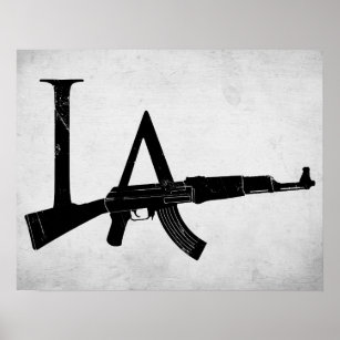Los Angeles AK47 Poster