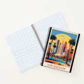 Los Angeles, Art Deco illustratie, Notitieboek (Binnen)
