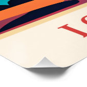 Los Angeles, Art Deco illustratie, Perfect Poster (Hoek)