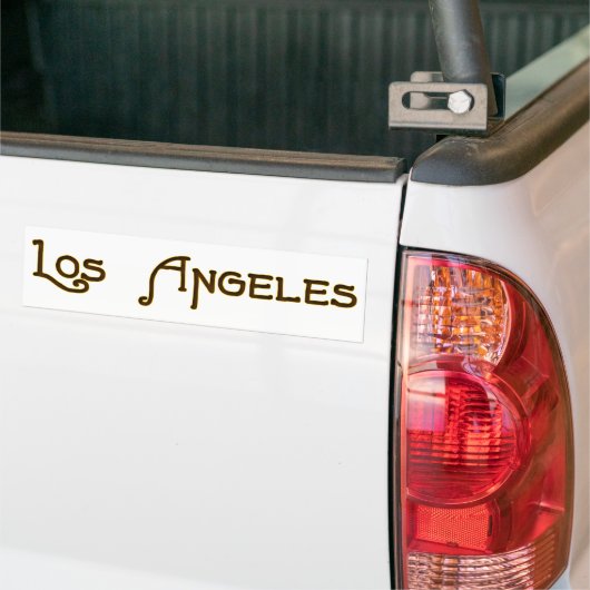Los Angeles Art Deco Logo Bumpersticker (Op Truck)