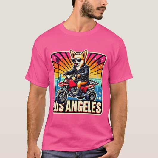 LOS ANGELES-ATV RIDER 2 T-SHIRT (Voorkant)