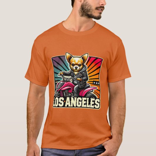 LOS ANGELES-ATV RIDER T-SHIRT (Voorkant)