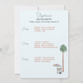 Los Angeles Bachelorette Kaart (Achterkant)