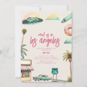 Los Angeles Bachelorette Party Uitnodigen Kaart (Voorkant)