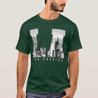 Los Angeles Baseball Skyline California Player Coa T-shirt