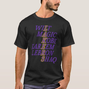 Los Angeles Basketbal La Basketbal T-shirt