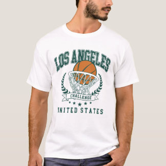 Los Angeles Basketball Challenge Vintage Varsity S T-shirt