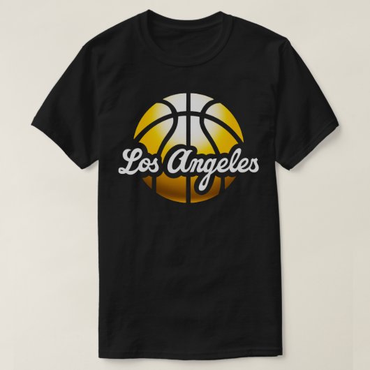 Los Angeles Basketball T-shirt (Design voorkant)