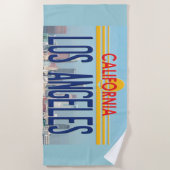 Los Angeles Beach Towel Strandlaken (Voorkant)