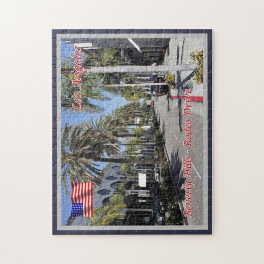 Los Angeles - Beverly Hills - Rodeo Drive - VS Legpuzzel (Verticaal)