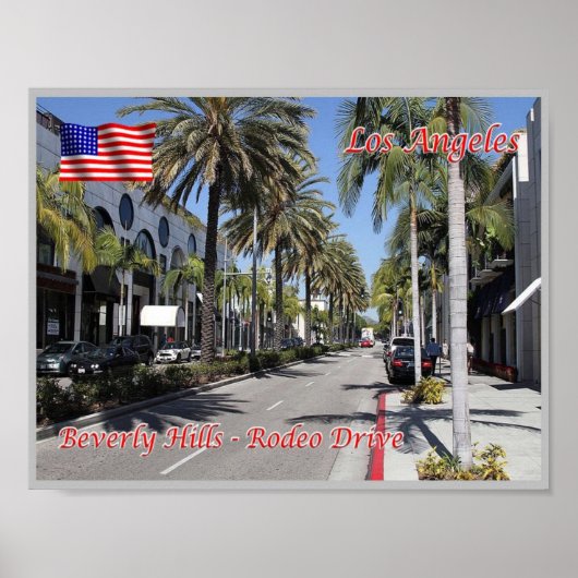 Los Angeles - Beverly Hills - Rodeo Drive - VS Poster (Voorkant)