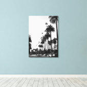 Los Angeles Beverly Hills Zwart-wit Canvas Afdruk (Insitu (Houten vloer))