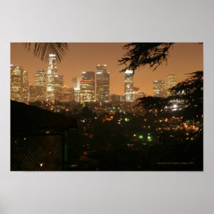 Los Angeles bij Night Poster