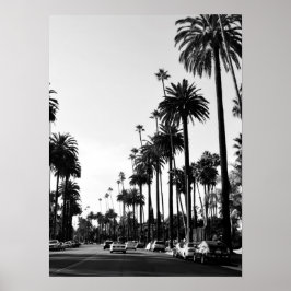 Los Angeles Black & White Photography Poster Print