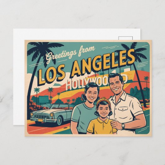 Los Angeles Briefkaart (Voorkant / Achterkant)