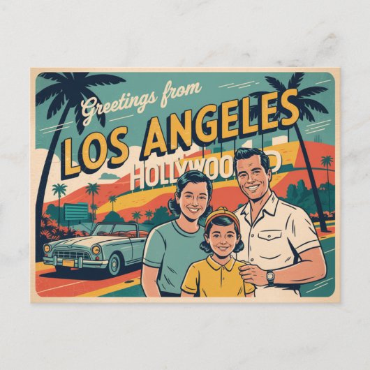 Los Angeles Briefkaart (Voorkant)