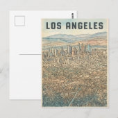 Los Angeles  Briefkaart (Voorkant / Achterkant)