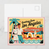 Los Angeles Briefkaart (Voorkant / Achterkant)