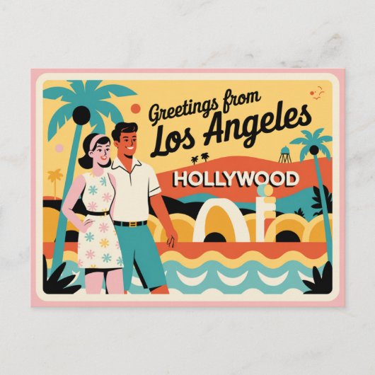 Los Angeles Briefkaart (Voorkant)