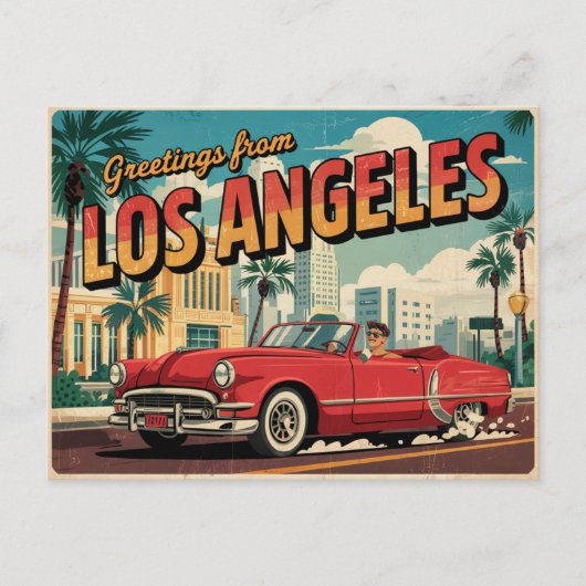 Los Angeles Briefkaart (Voorkant)
