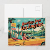 Los angeles briefkaart (Voorkant / Achterkant)